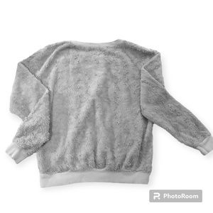 Women’s Fall Fuzzy Grey Sweater